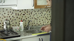 Man, Kitchen, Model. Free Stock Video