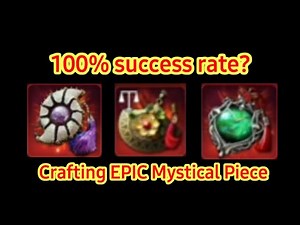 How to 100% success rate? | Crafting Epic Mystical Piece | MIR4