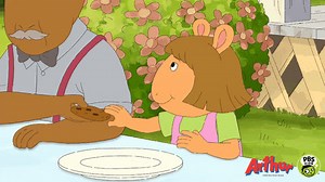 It's #nationalchocolatechipcookieday! If you bake a batch today, make sure that everyone gets a fair share! 🍪 Who makes your favorite chocolate chip cookie? #arthurpbs #arthur #cookies #chocolatechipcookies | Arthur