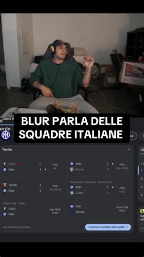 Blur parla delle squadre italiane: ha ragione?