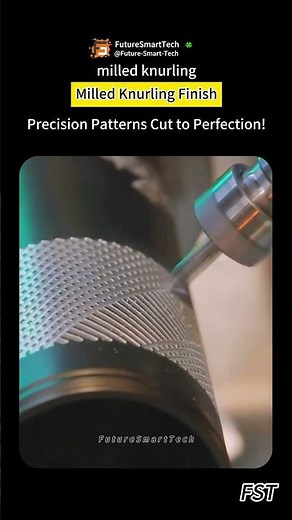Milled Knurling Finish — Precision Patterns Cut to Perfection!