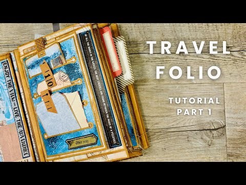 Travel Folio ~ Tutorial ~ Part 1 ~ SVG Files and Printables Templates Available