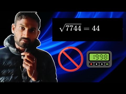 Square Root in 3 Seconds! 😱 (Vedic Math Trick)