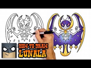 How to Draw Lunala | Pokemon - Videos For Kids