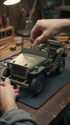 This Tiny 1940s Willys MB Jeep Looks Too Good to Be a Model