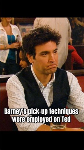 Barney's pick-up techniques were employed on Ted. #drama #foryou #funny #series #shorts