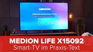 Medion Life X15092: Smart-TV im Praxis-Test