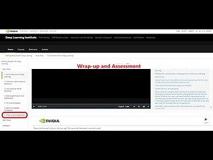 Wrap-up and Assessment | Getting Started with Deep Learning | NVIDIA Certificate | Project & Task
