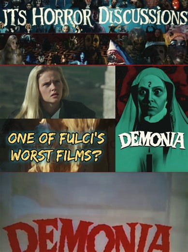 #horrormovie Lucio Fulci's Demonia (1990) Deepdive coming soon on the YT channel! Hopefully by tomorrow. It's all recorded, just have to edit it tonight. Have you seen Demonia? What are your thoughts on it? Demonia is a 1990 Italian supernatural horror film directed by Lucio Fulci, made during the final phase of his career when his work leaned heavily into dreamlike, gothic atmosphere rather than traditional splatter. Set in a remote Italian monastery, the film blends religious horror, reincarna