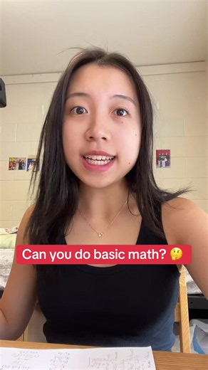 Can you? #study #math #student #basic #learnontiktok
