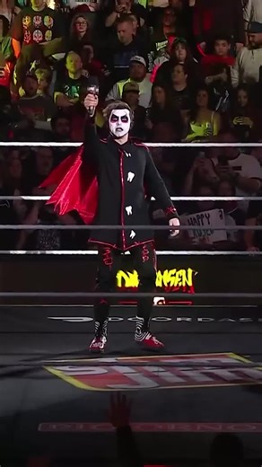 Danhausen during Monday Night Raw's commercial break - he's already over with the crowd, a big merch seller and hasn't taken a bump yet #wwe #wrestling #wweraw #danhausen #wrestlingtiktok