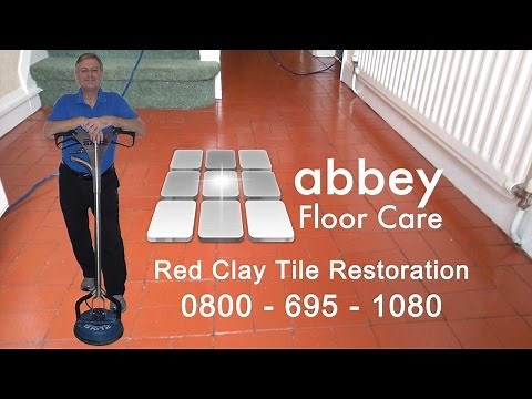 Cleaning Red Clay Quarry Tiles In Birmingham B30