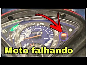 BIZ 125 COM A LUZ ALC LIGADA , veja oque foi