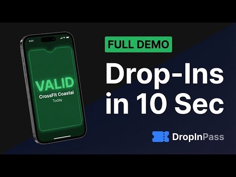 How DropInPass Works — Full Walkthrough (3-ish min)