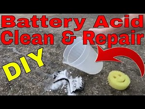 How To Clean Battery Acid Corrosion On Metal: I Repair My Battery Hold Down.