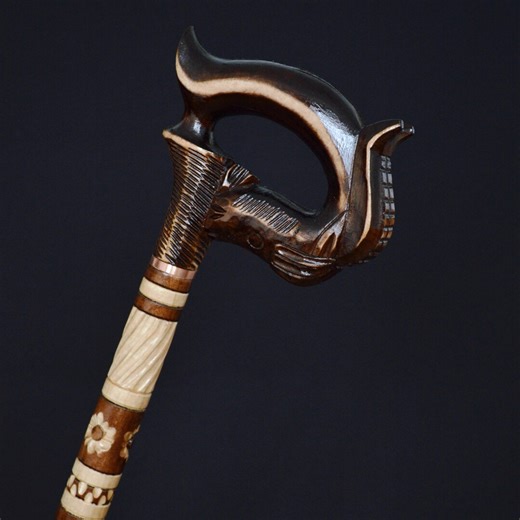 Stick Cane Walking Canes Sticks Reed Staff Wood Wooden Hand-carved Carving Handmade Cane Accessories (horse Round White) - Etsy