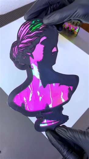 OtticVision Studio on Instagram: "The texture on this figure is everything. There’s no better feeling than seeing a mixed-media piece come together perfectly. The process of layering these materials was pure therapy. I really wanted to create something that feels unique and tactile. What do you guys think of the final aesthetic? #creative #artoftheday #artprocess #satisfying #instaart"