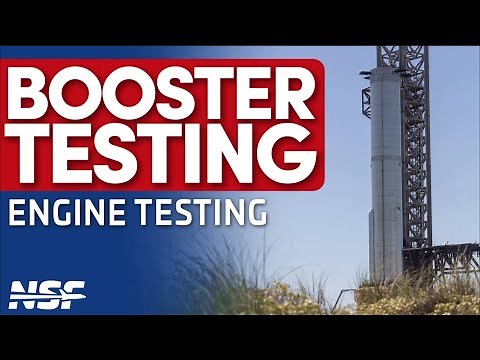 SpaceX Tests Starship Super Heavy Booster 12 - Engine Testing