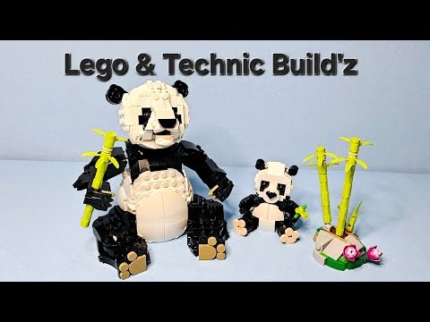 I Built Lego Creator 3in1 (31165) Wild Animals: Panda Family