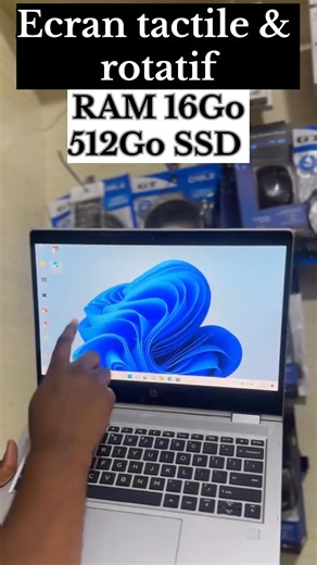 Nous sommes un grand laboratoire pour toutes les marques de pc. Venez vous faire consulter par le Dr Laptops. HP Probook x360 435 G8 AMD Ryzen 7 pro (équivalent à un core i7 11eme génération) avec Fréquence de base 1.90Ghz~3.80Ghz turbo boost *8 Cœurs et 16 Processeurs* 💧Etat 10/10 sans la moindre égratignures 💧Disque dur ssd M2 512gb/RAM 16gb PC4 💧Processeur AMD Ryzen 7 Pro 💧Écran 13.3" *full HD tactile* et convertible 360° 💧Clavier lumineux 🔅 💧WINDOWS 11 64Bits Autonomie 3h-4h 💧Camera,