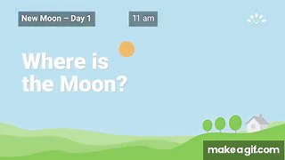 Moon Phases Explained (Animations and Timelapse) on Make a GIF