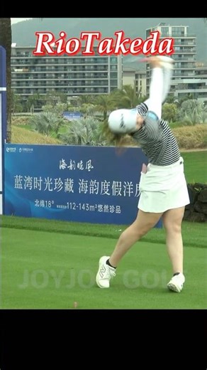 Rio Takeda❤️ Very powerful swing‼️