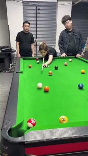 Snooker Trickshot Perfection! #billiards #snooker #pool #8ballpool #trickshots #poolgame #pov