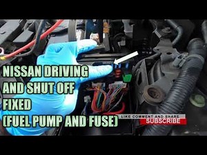 nissan driving and shut off fixed (fuel pump and fuse)