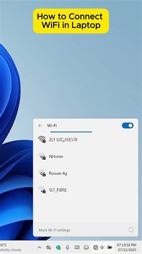 How to connect wifi to laptop Easiest way #windowstipsandtricks