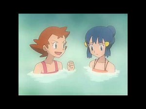 Pokémon Hot Springing a Leak Dawn Orange and Yellow Swimsuit