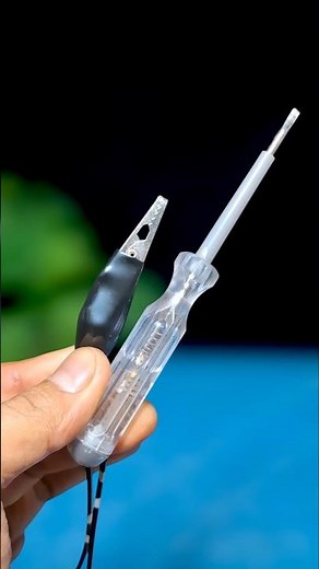 DC polarity tester from electric test pen#shortvideo #electrical #diy