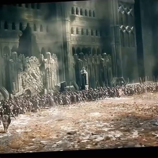Nothing hits harder than the sound of that Dwarven horn.After weeks of madness and greed, Thorin finally remembers who he is. He casts aside his crown to stand with his brothers on the front lines.It’s a powerful reminder that it’s never too late to do the right thing and find your way back home.