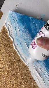 109K views · 722 reactions | [clip] How to paint a textured beach!  #diyideas #easycrafts #artsandcrafts #Beachvibes #tutorials | Emily Seilhamer Art | Facebook