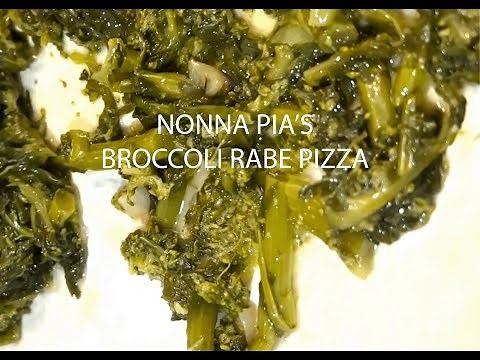 Nonna Pia's Stacked Broccoli Rabe Pizza!