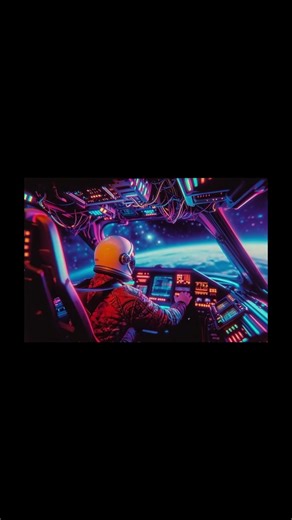 Flying Through The Stars in Synthwave Starship 🌌 Chillwave Vaporwave Synthpop Part 1/2