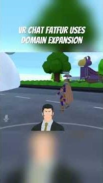 Vr Chat Fatfur uses Domain (belly) Expansion #vr #viral #vrchat #youtubeshorts #jujutsukaisen