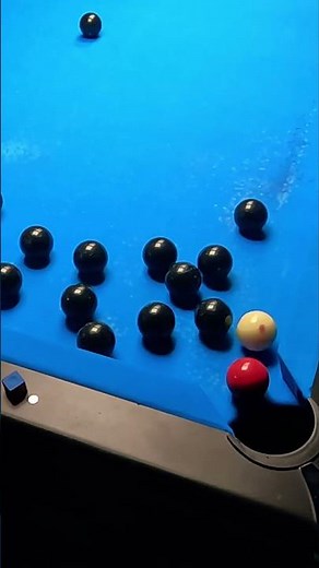 INSANE jumping curve shot to break through the wall🎱 #billiards #8ballpool #trickshots #tricks