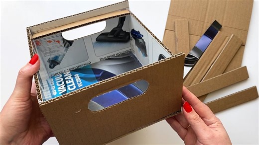 DIY Organize in Style Building Your Own Cardboard Storage Box