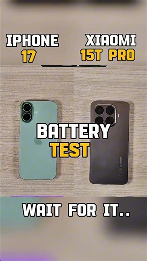 💥 IPHONE 17 vs XIAOMI 15T PRO ⚡ ULTIMATE BATTERY TEST ☠️🥶 WHO LASTS LONGER??