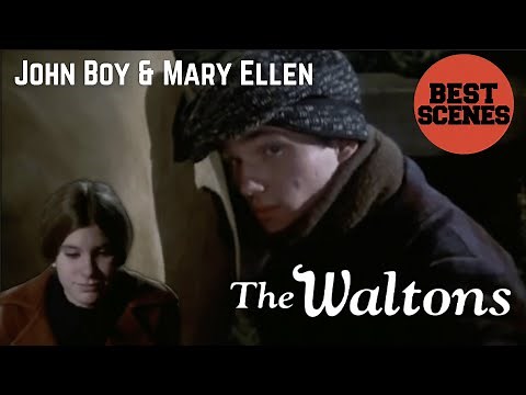 The Waltons Homecoming: A Christmas Story - John Boy & Mary Ellen - Best Scenes