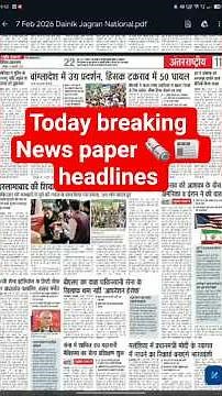 breaking news 🗞️🗞️ headlines analysis
