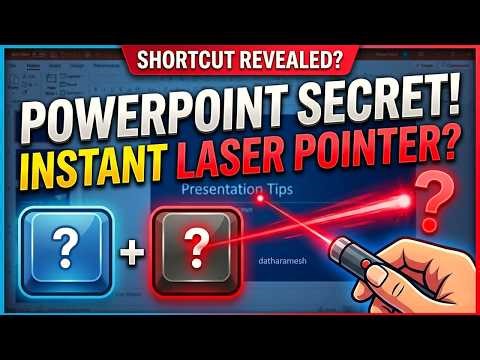 Laser Pointer Shortcut Key In PowerPoint