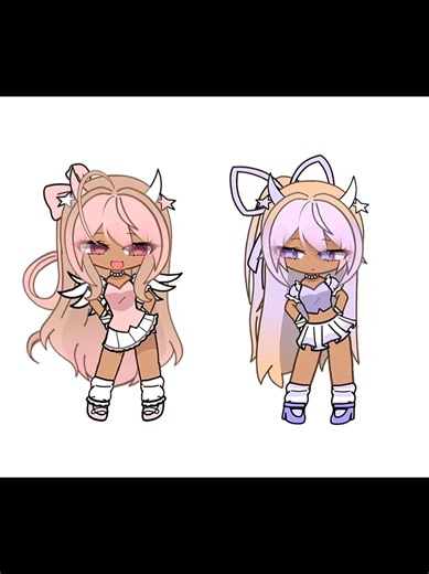 me and @💜💜꧁MINA꧂💜💜 !!! uhmm my other semi realism style was hideous so here it is new and improved..! inspo -> @BonzoMcBonBon #yumezra #alightmotion_edit #viral #fyp #tweening