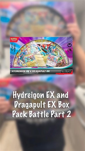 Part 2 for the hydreigon and Dragapult box. These are five packs of surging sparks.