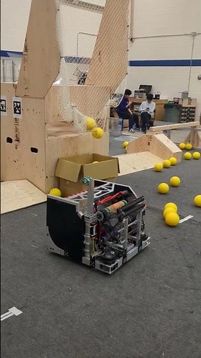 Robot auto-aim demo with climb | FRC REBUILT 2026
