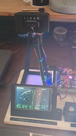 ESP32-S3 STEM Project | LiDAR + Solar Tracker #esp32 #radar #solartracker #diy