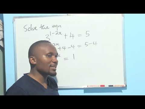 Equations involving indices