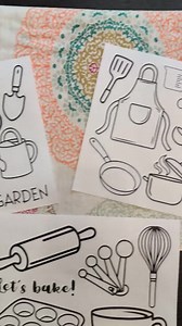 Kids Activity Coloring Pages | School, Cooking, Garden, Travel | Downloadable PDF - Etsy