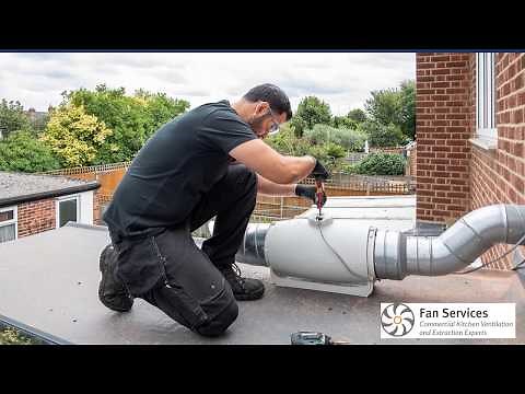 Commercial Extractor Hood Canopies and Extractor Fan Installation and Repair London Video