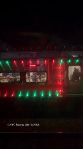 6.9K views · 89 reactions | The Holiday Light TrainPulling Next to us! #MetroNorth #MNRR #NewYork #NYCSubway #NYC | NYC Subway Life | Facebook